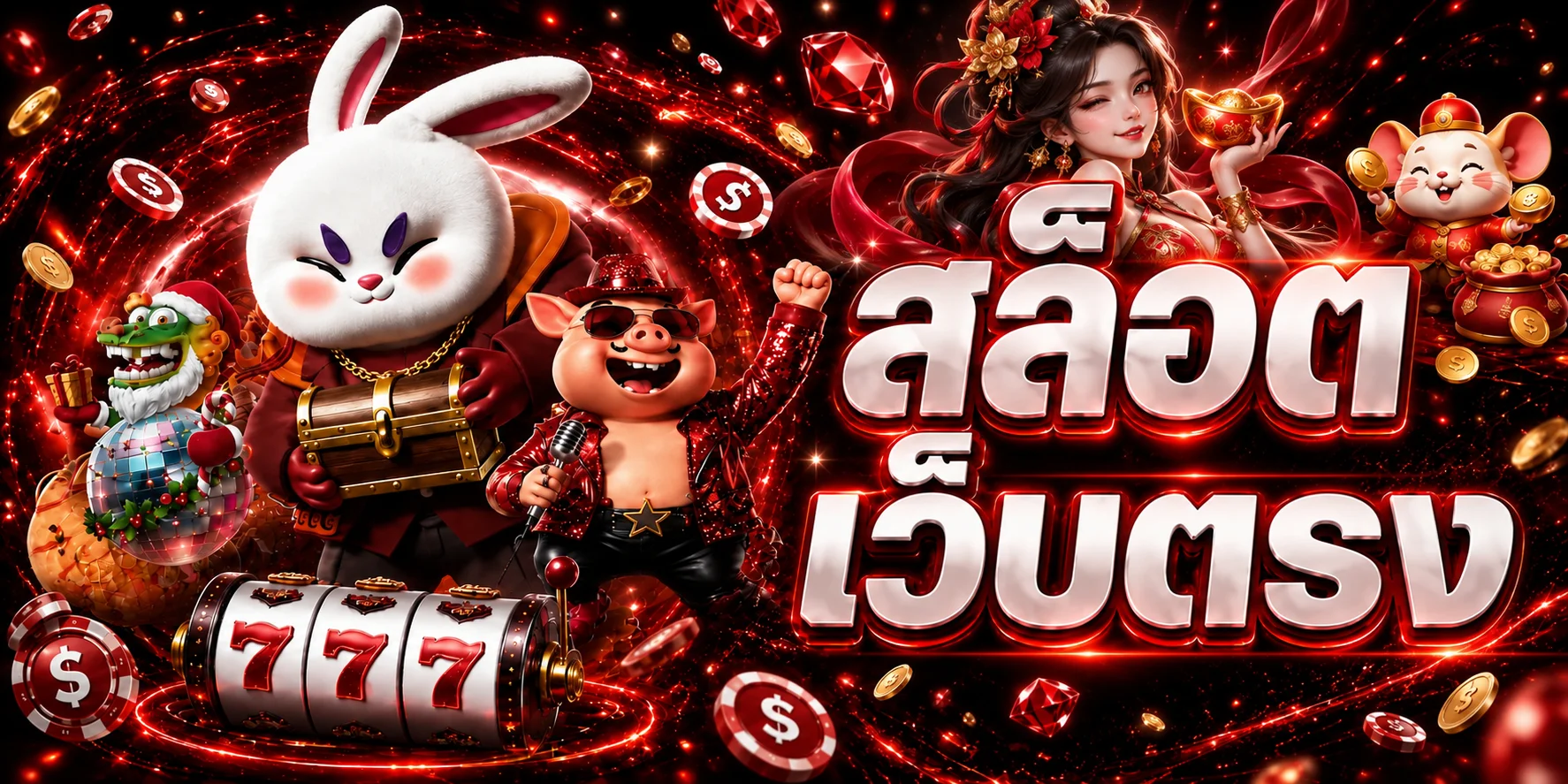 รวมเกมสล็อตและตัวละครเกมที่ SACLUB888